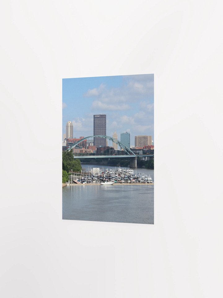 Pittsburgh - Downtown & Birmingham Bridge - print/poster product image (2)