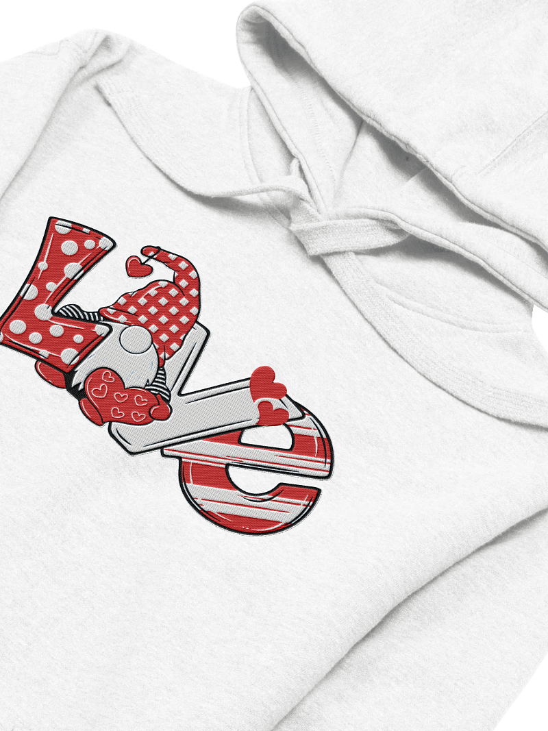 Gnome Love Premium Embroidered Hoodie