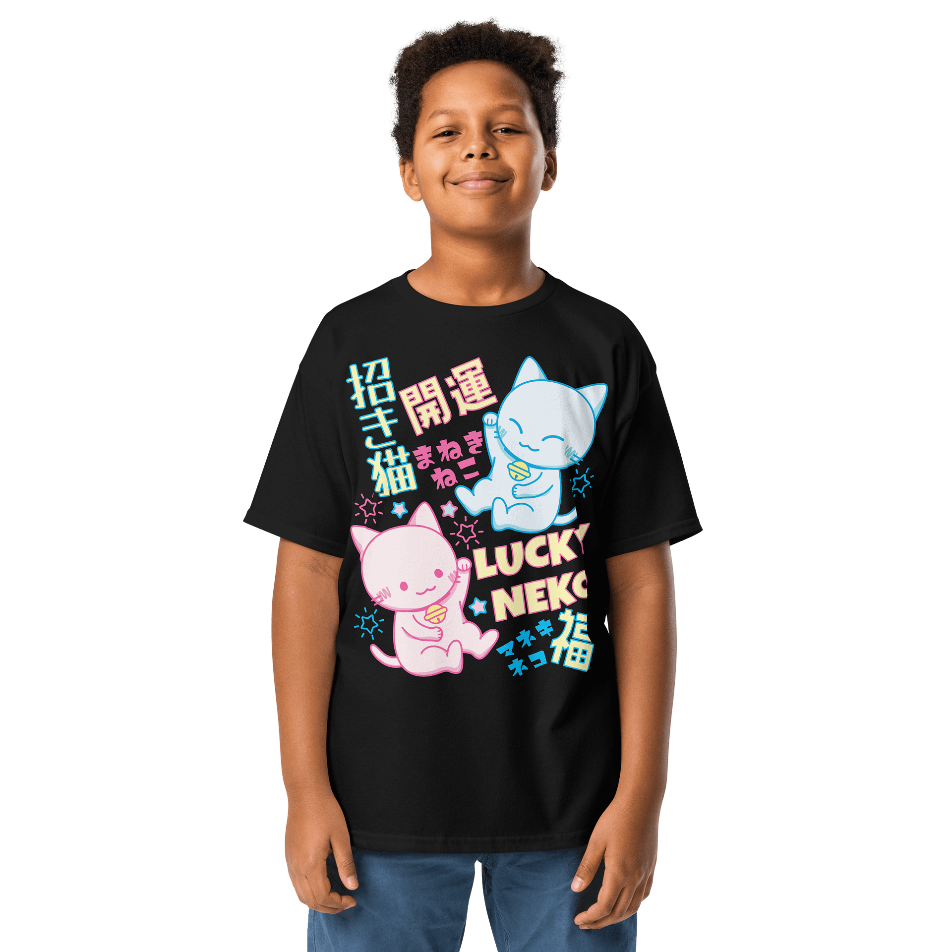 Lucky Charm Kitties- Youth Heavyweight T-shirt product image (1)