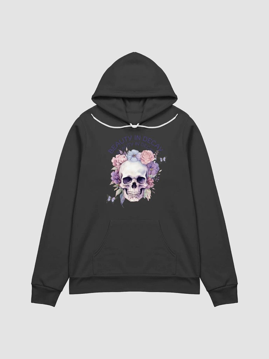 Beauty in Decay Floral Skull Hoodie product image (1)