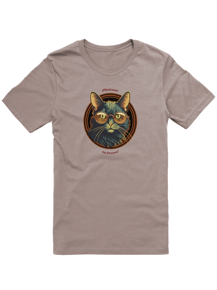 Smarty Cat Round Glasses Tee product image (1)