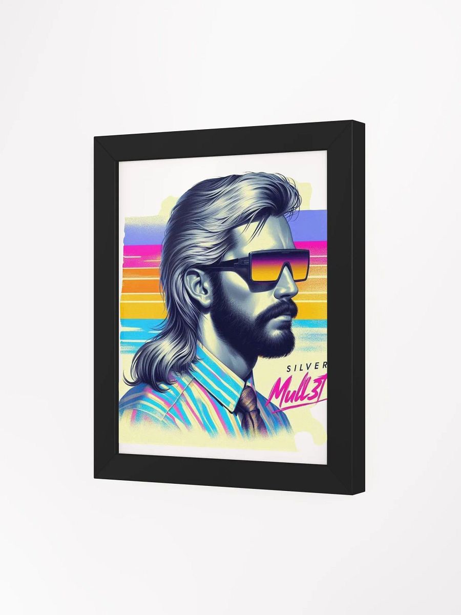 SILVER MULLET FACE POSTER FRAMED product image (25)