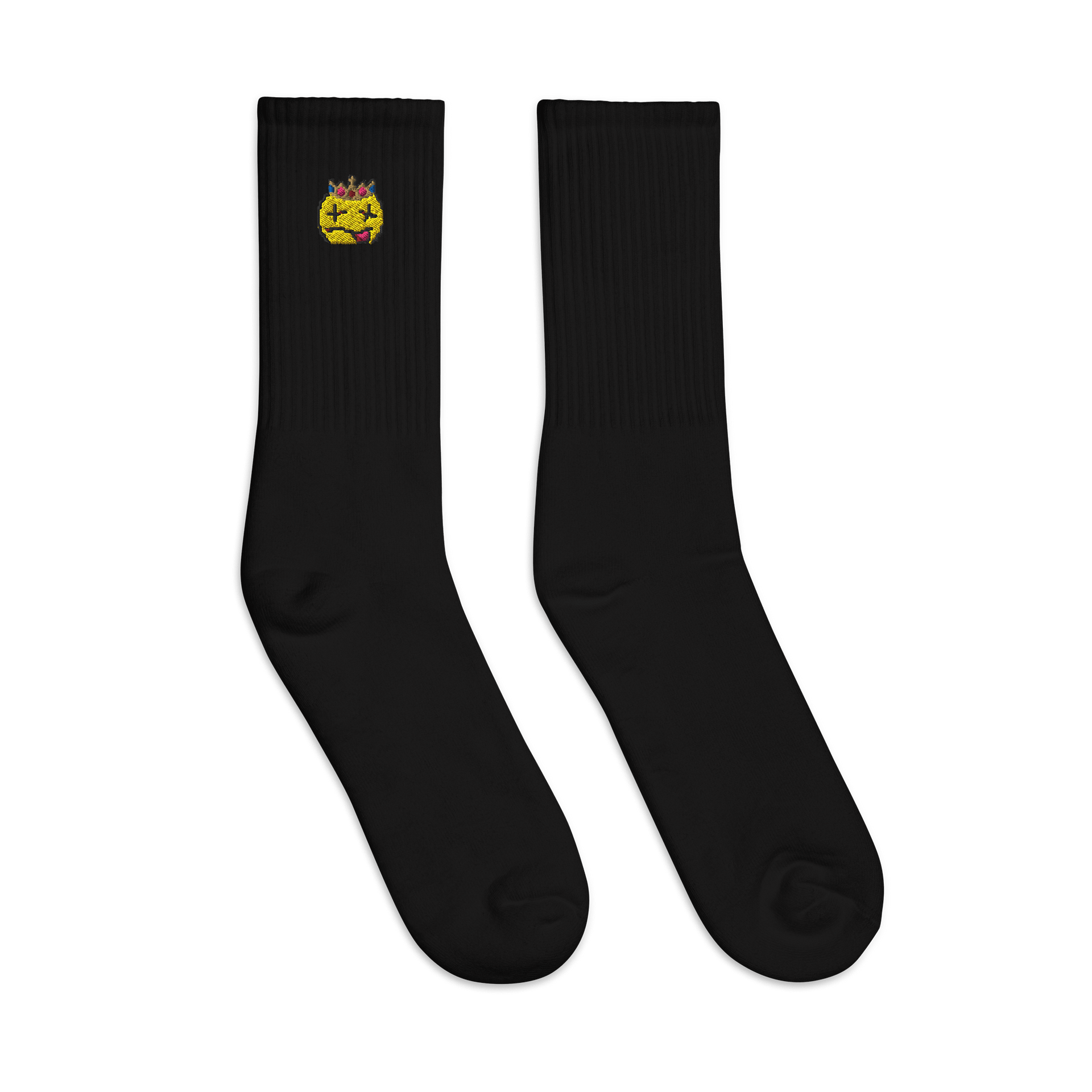 🌌 UnReZeD Celestial Embroidered Crew Socks ✝️ product image (5)
