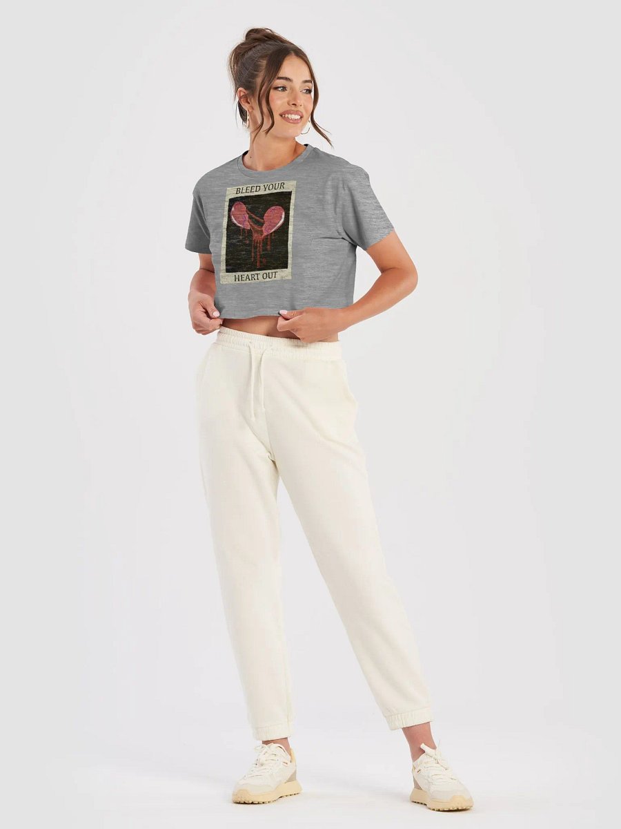 Bleed Your Heart Out Crop Top Front Only (Traditional) product image (5)