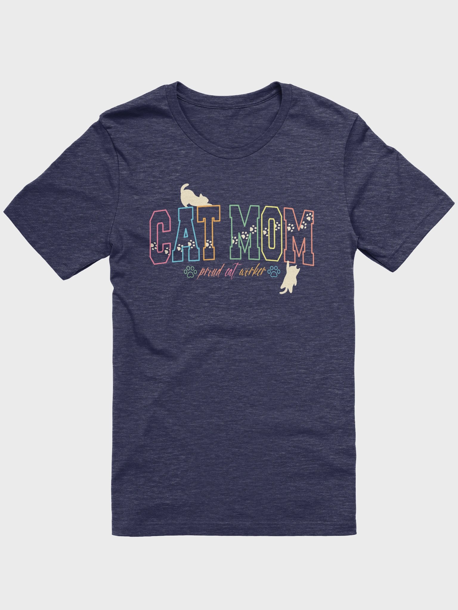 Cat Mom 2 - Unisex Adult Super Soft Lightweight T-shirt product image (3)