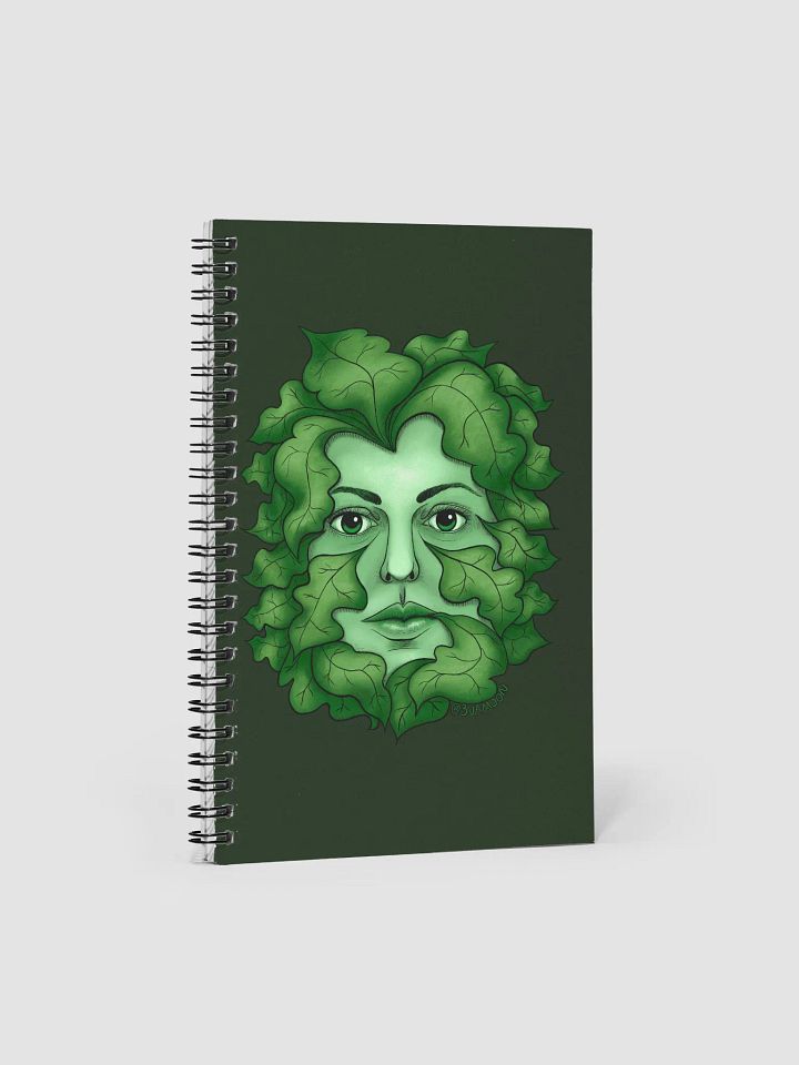 Green Goddess Spiral Notebook product image (1)