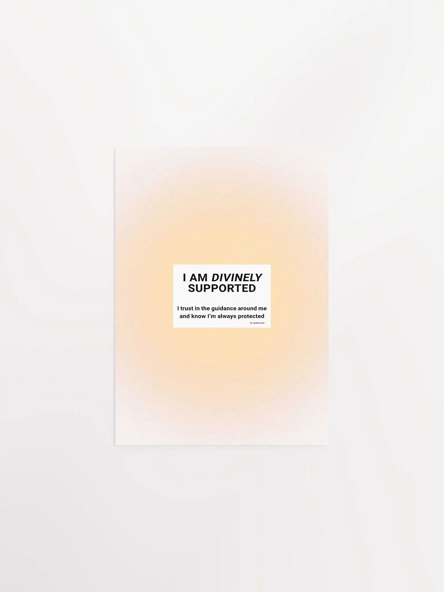 I Am Divinely Supported Gradient Print product image (7)