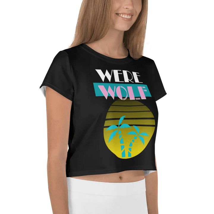 Were Wolf crop tee product image (2)