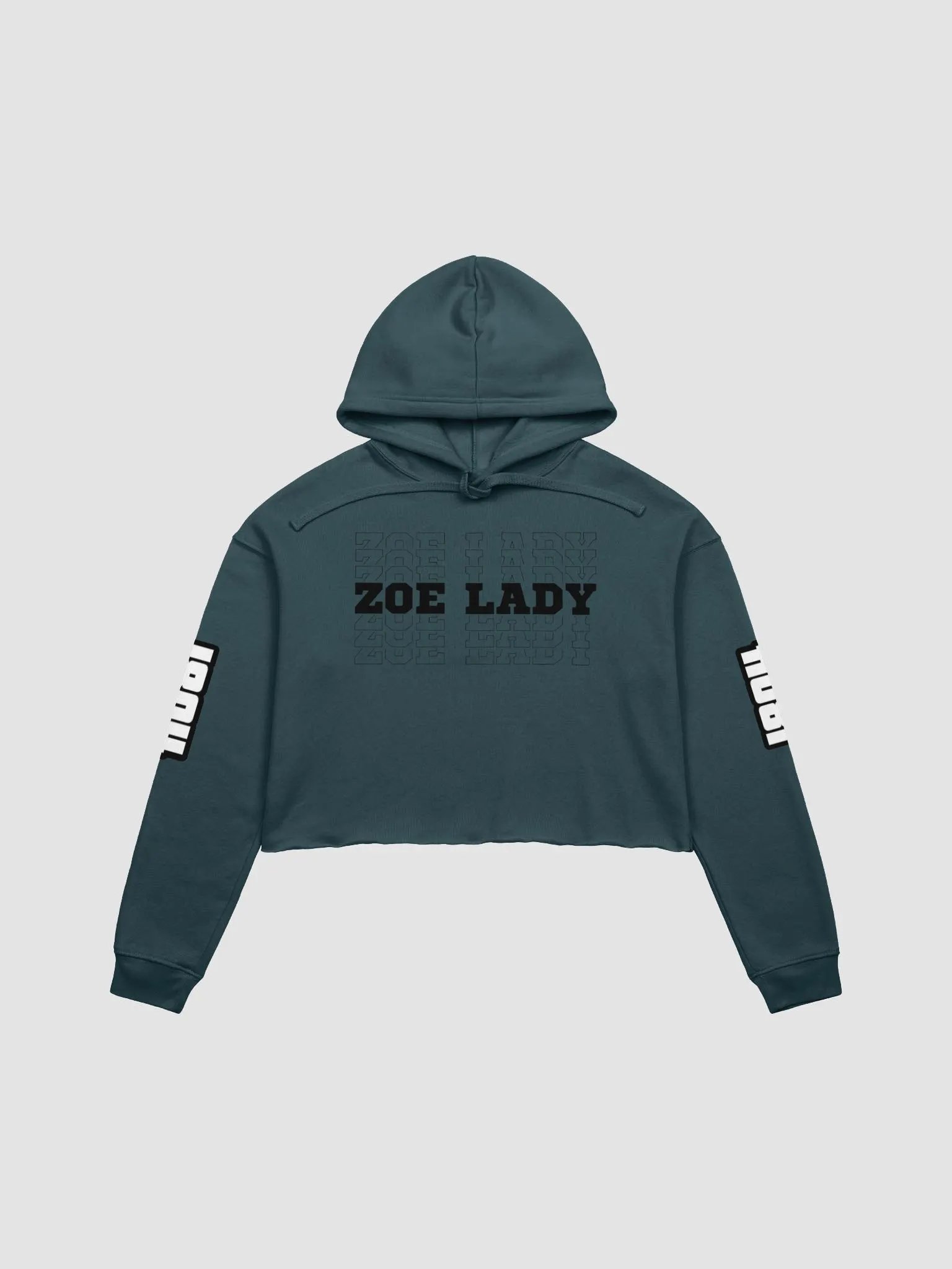 ZOE LADY CROP TOP HOODIE product image (1)