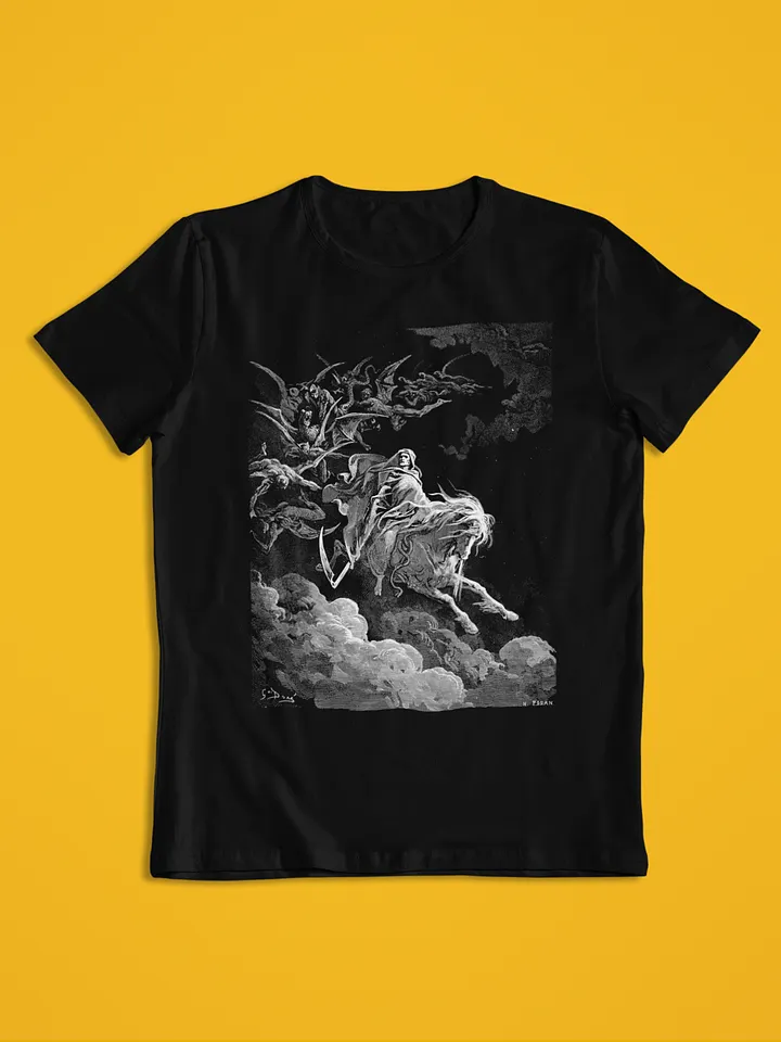 The Vision of Death Gustave Dore Bible Illustration Unisex T-Shirt product image (1)