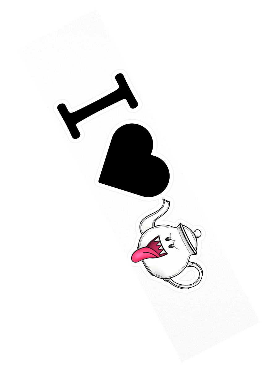 I Love Boo-Tea Stickers product image (2)