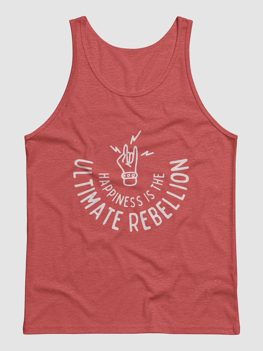Happiness is the Ultimate Rebellion Rock On Tank product image (2)