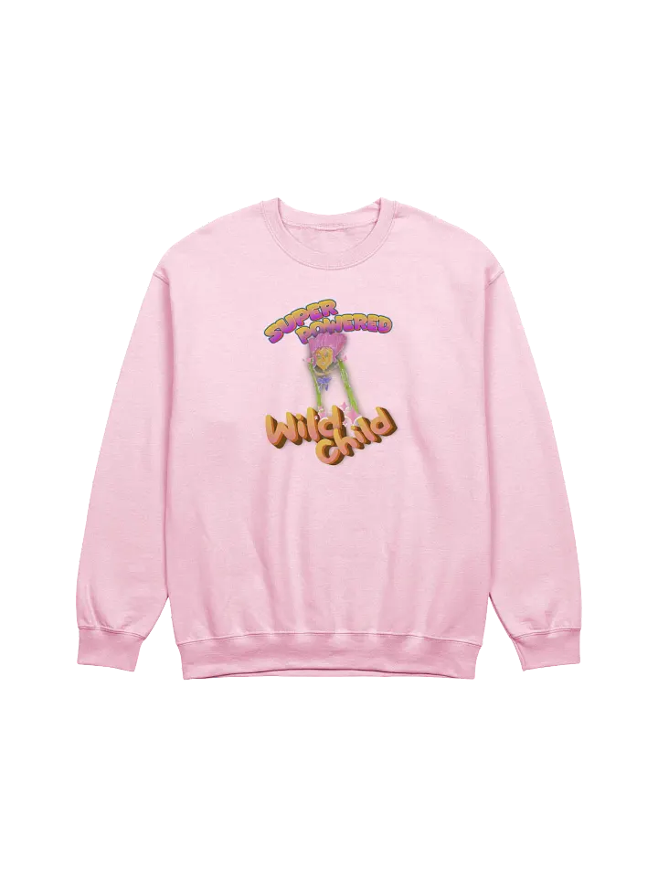 Super Powered Wild Child Classic Crewneck Sweatshirt product image (1)