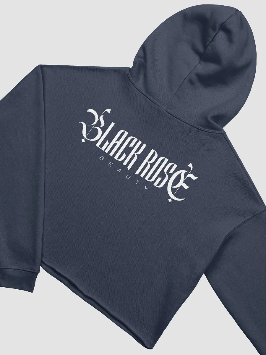 "Black Rose Beauty" Cropped Hoodie product image (4)