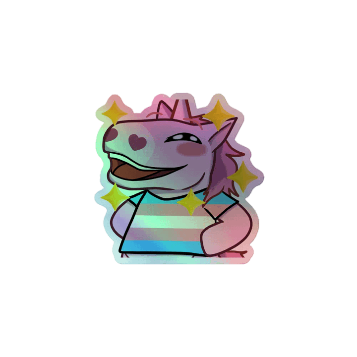TRANS Pride Holographic Sticker product image (1)