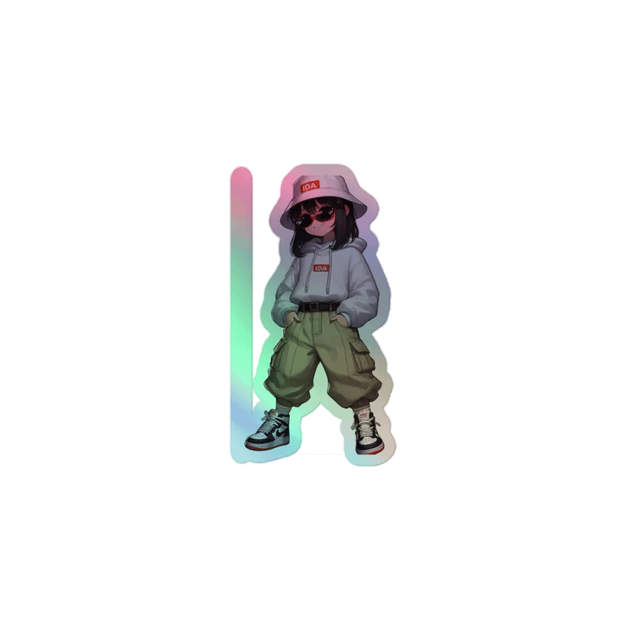 IDA too clean collection sticker 