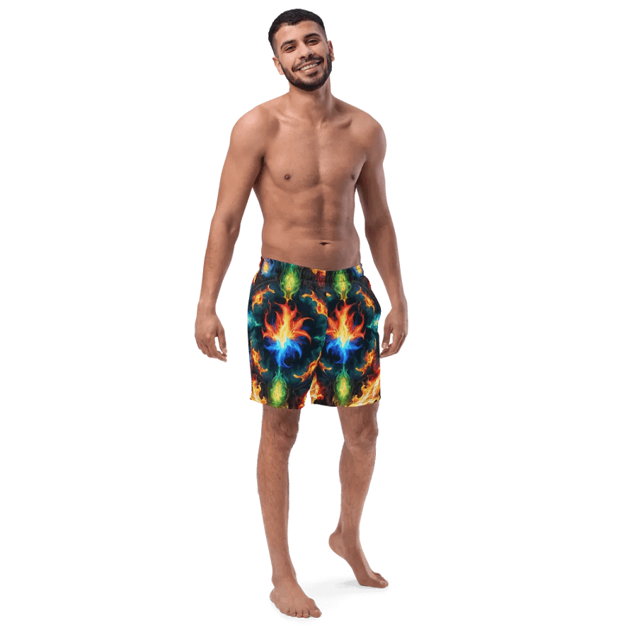 Ethereal Flame All-Over Swim Trunks product image (3)