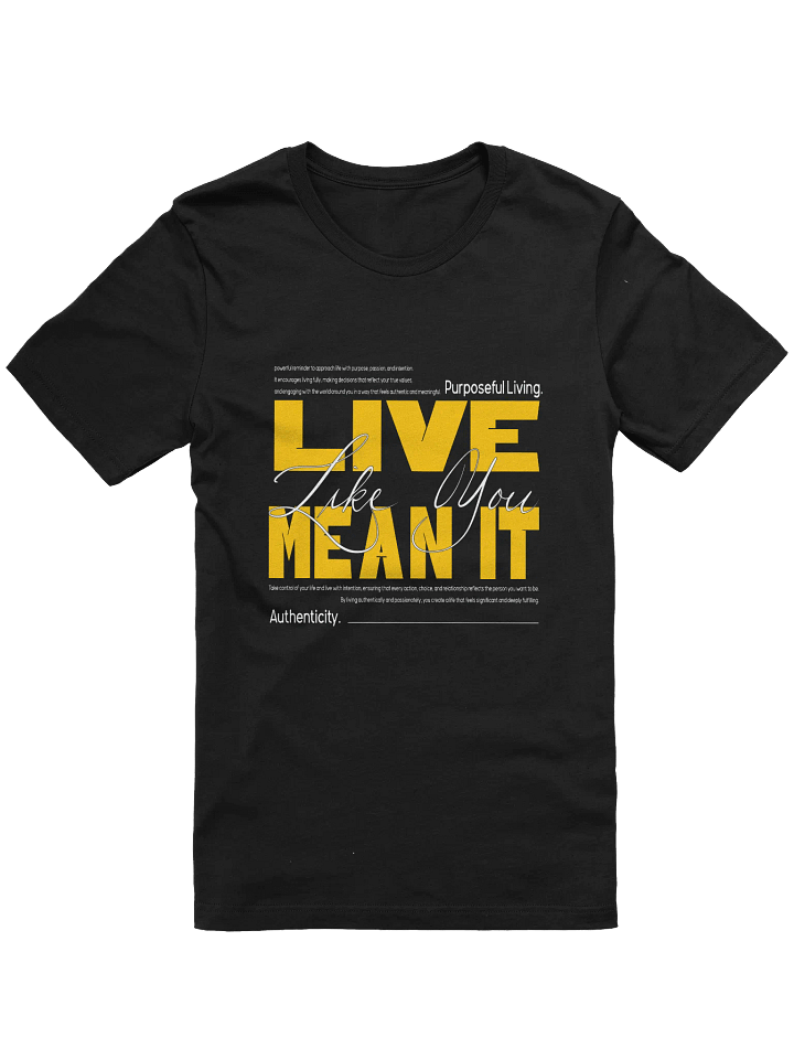 Bold Motivation Yellow T-Shirt product image (1)