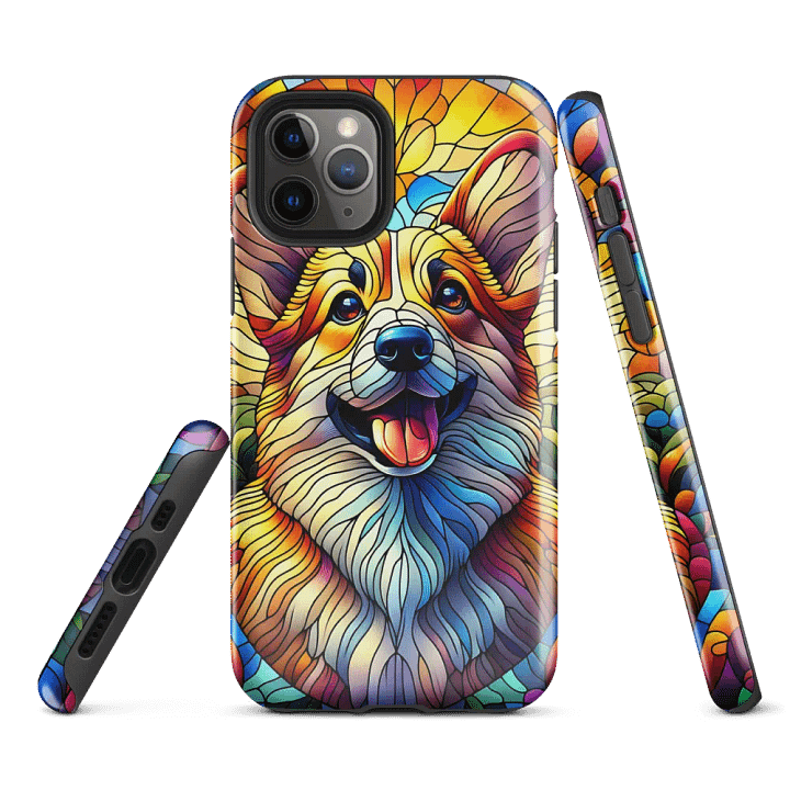 Colorful Corgi Dog - Tough Phone Case product image (1)