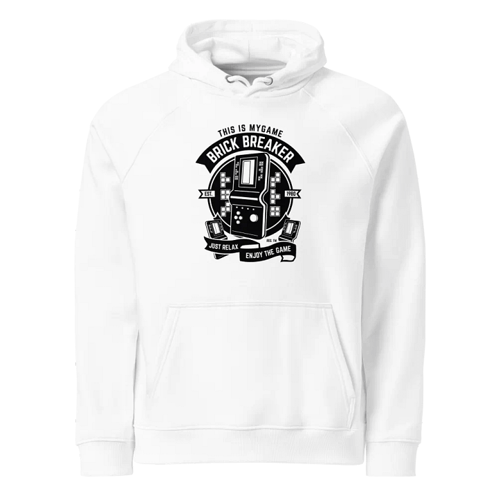 Retro Game Console Graphic Eco Hoodie product image (1)