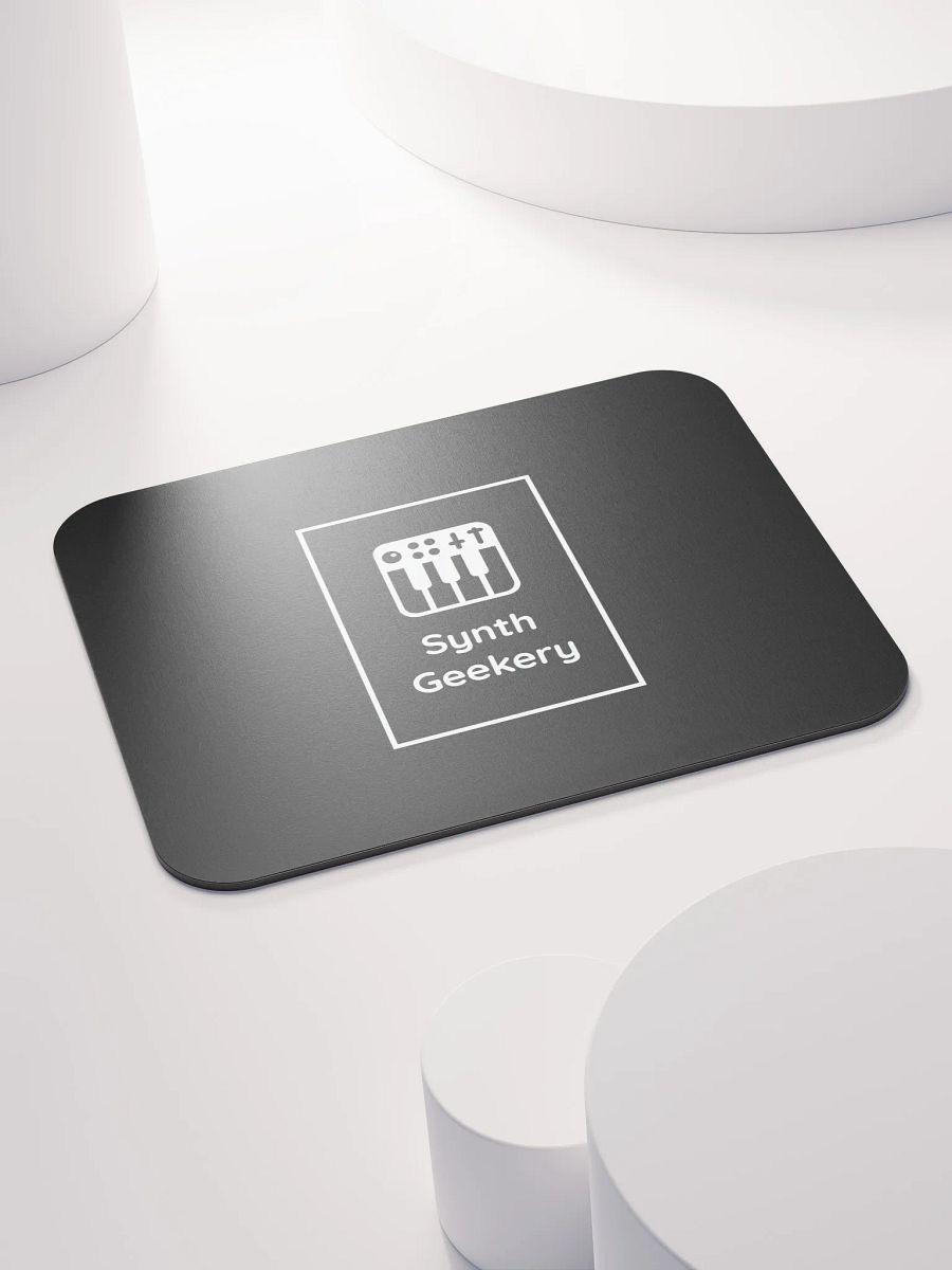 Synth Geekery Mouse Mat - Black product image (4)