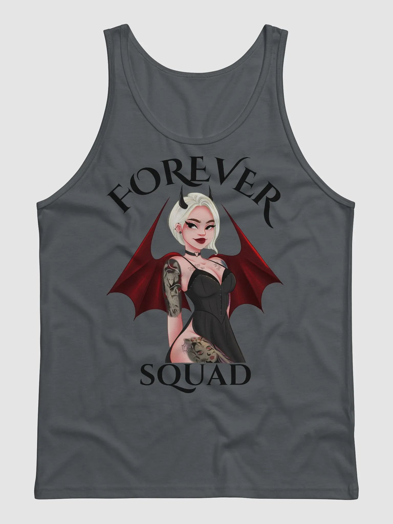 ForeverSquad Tank (Black Text) product image (6)