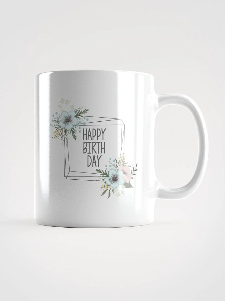 Happy Birthday Pastel Floral Coffee Mug product image (1)