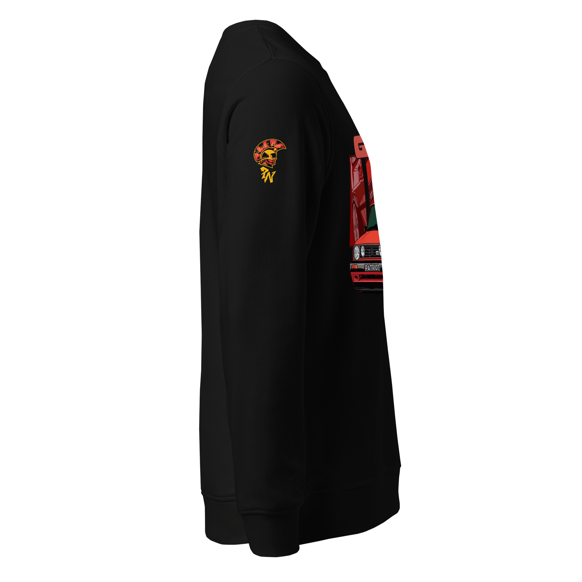 Red Gti Car Ilustration Sweatshirt Patriot product image (11)