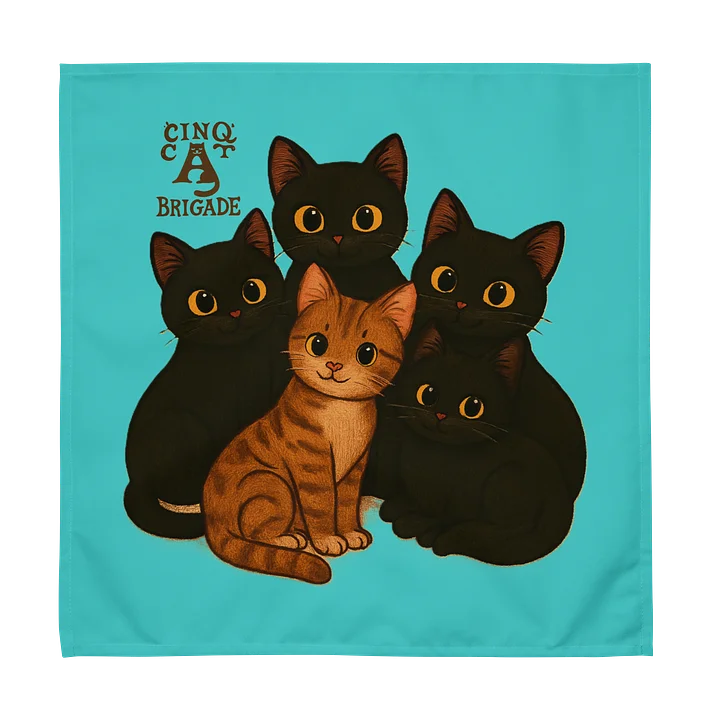 Kitty cat Cloth Napkin Set product image (2)
