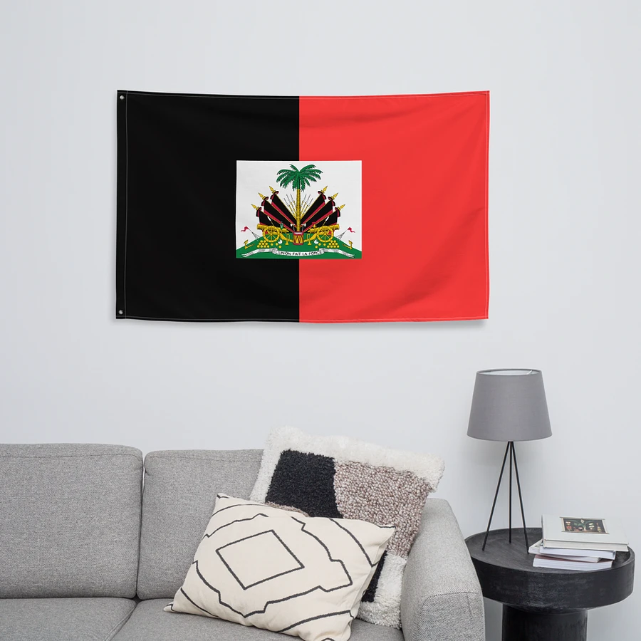 Black and Red Duvalier's Flag product image (8)