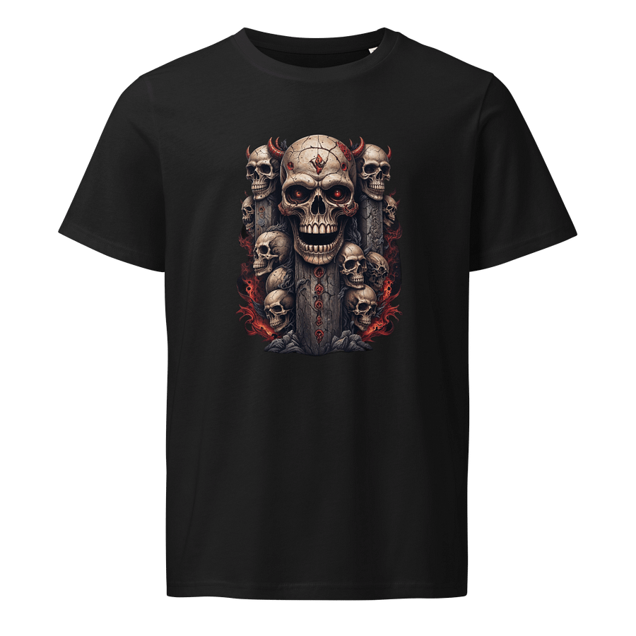 Demonic Skulls Unisex Organic T-Shirt product image (5)