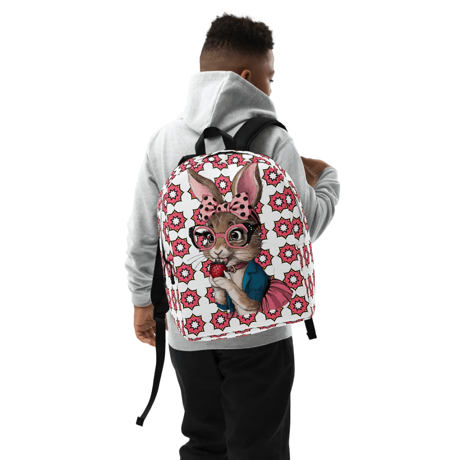 Whimsical Bunny Dreams All-Over Backpack product image (9)
