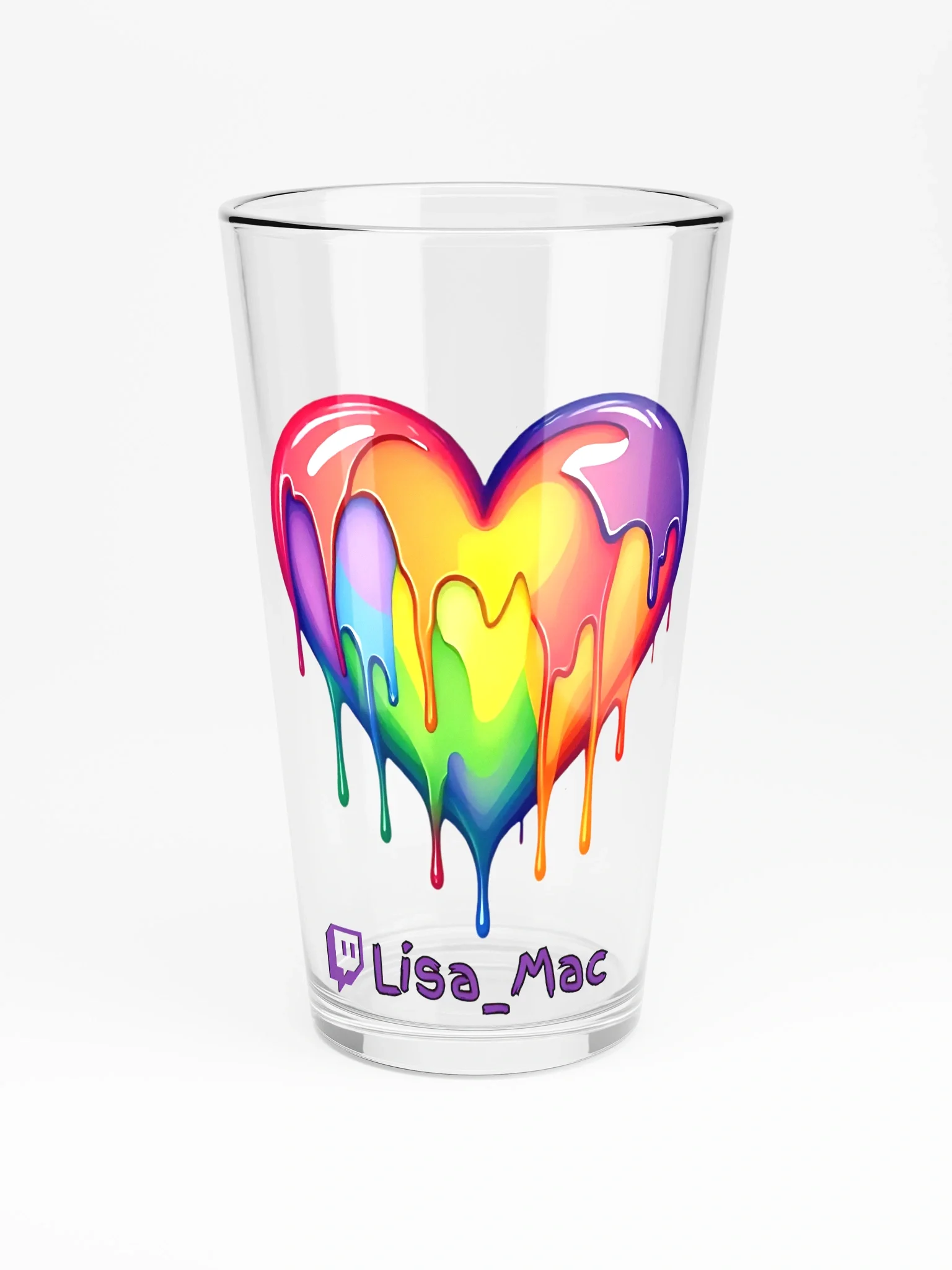 Art Heart on a Glass product image (3)