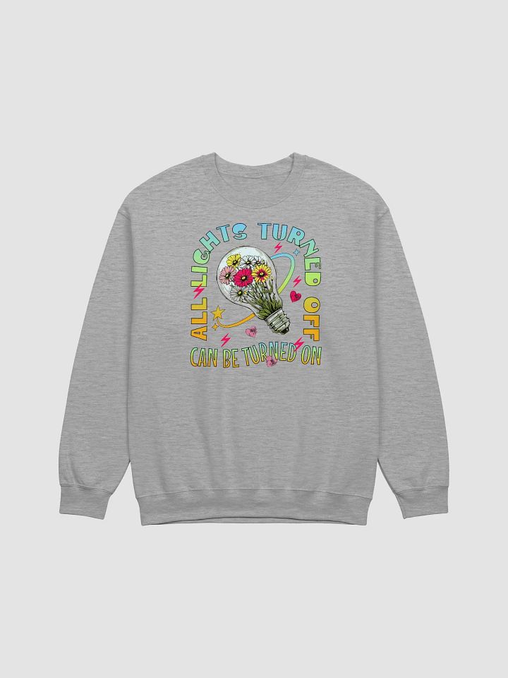 All Lights Turned Off Illuminate Floral Wisdom Sweatshirt product image (21)