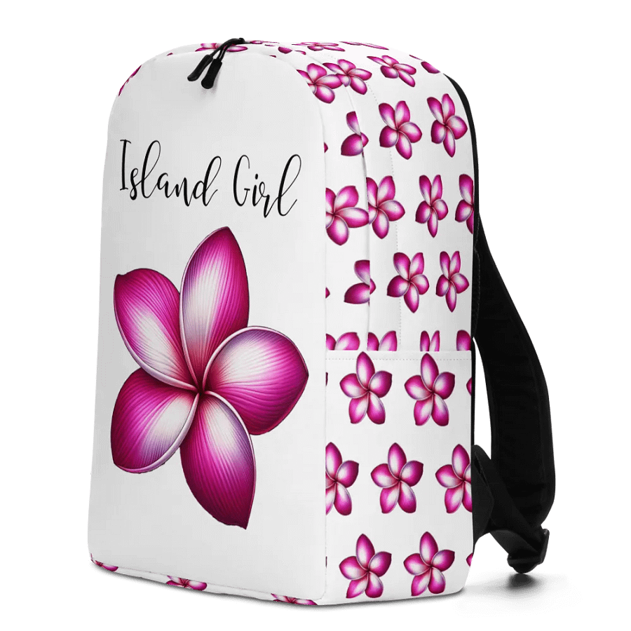 Island Girl Plumeria Backpack - Tropical Bliss for Your Adventures product image (2)