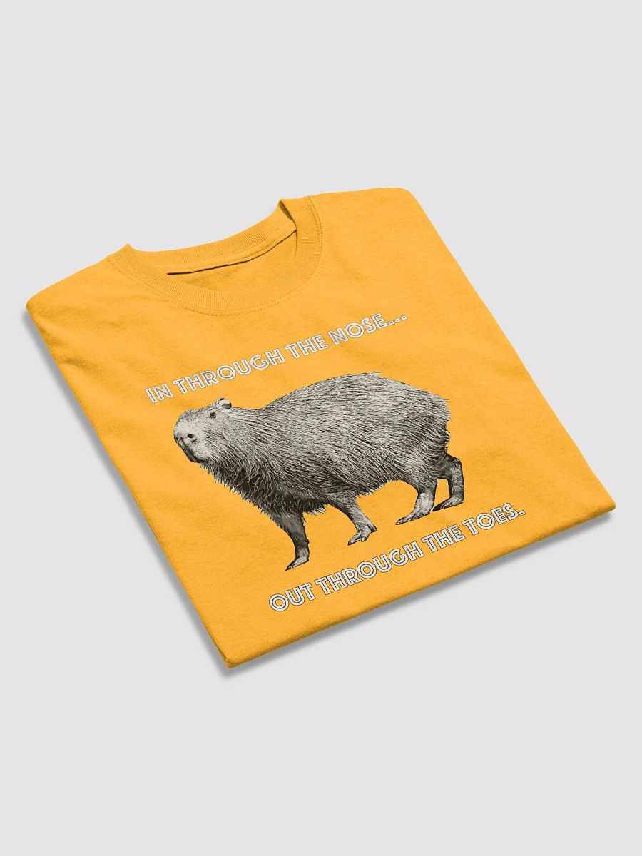 Lunch Therapy - Capybara In Through the Nose... - Unisex Jersey Short Sleeve Tee product image (7)