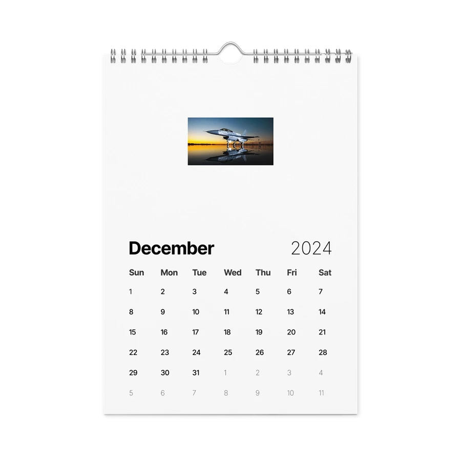 F-16: 2024 Wall Calendar product image (8)