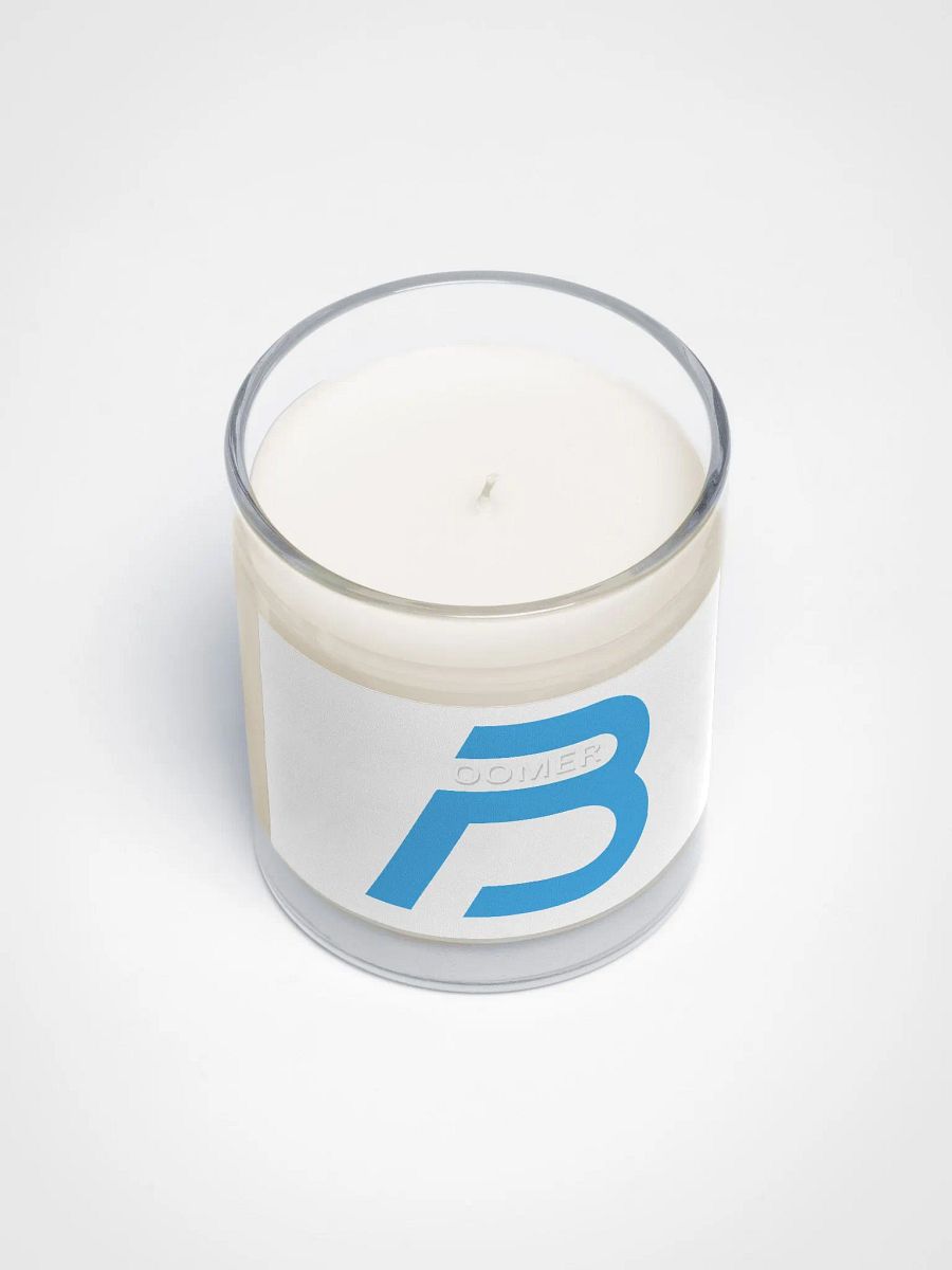 Boomer Soy Wax Candle- baby blue logo product image (3)