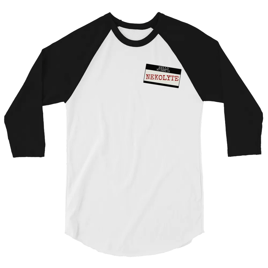 Nekolyte Nametag Raglan Shirt product image (2)