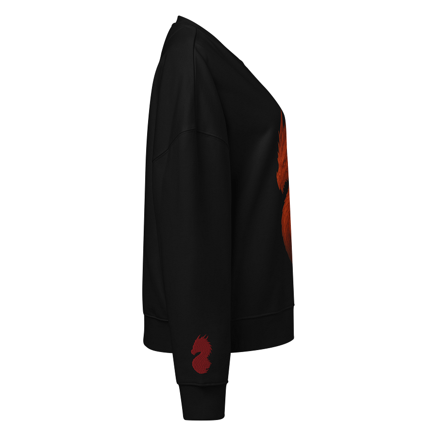 🔴100% Organic Cotton - Red Dragon – Flamekeeper's Creed Sweater product image (2)