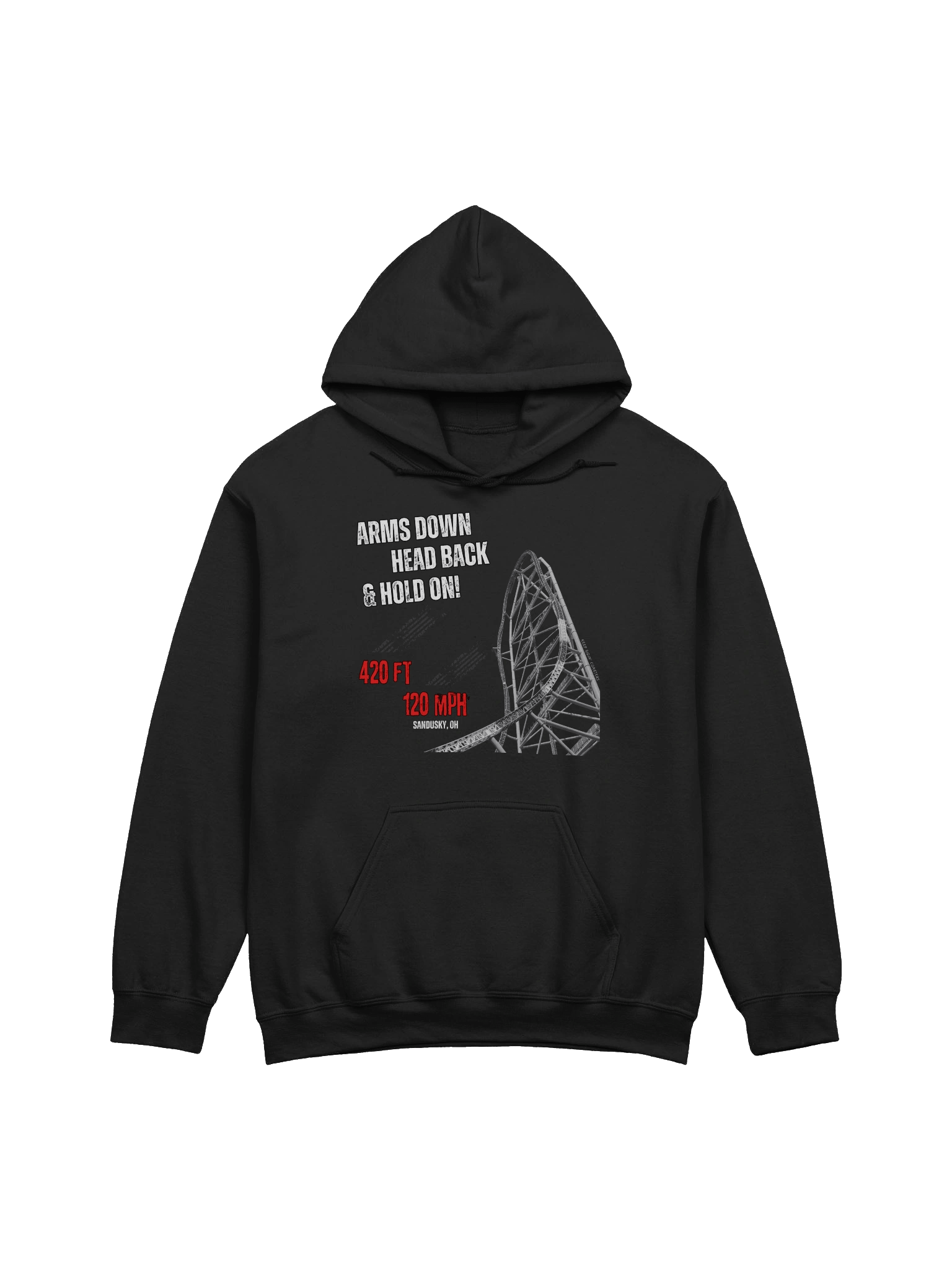 Top Thrill - Keep Ridin' Coasters Hoodie product image (3)