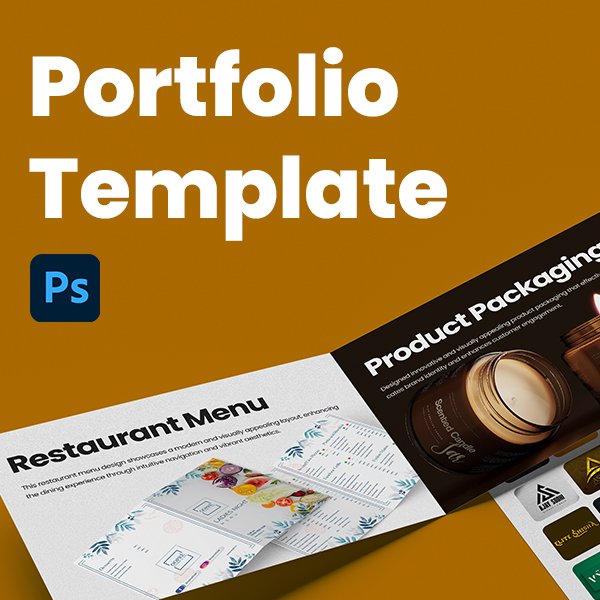 Portfolio Template for Graphic Designer - 43 Editable Files product image (1)
