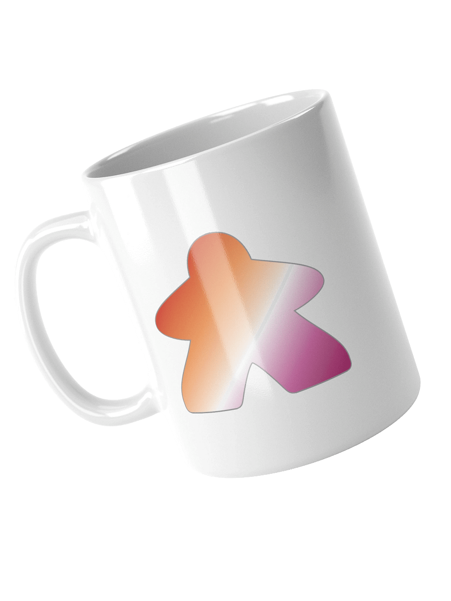 Lesbian Pride Gradient Meeple Mug product image (3)