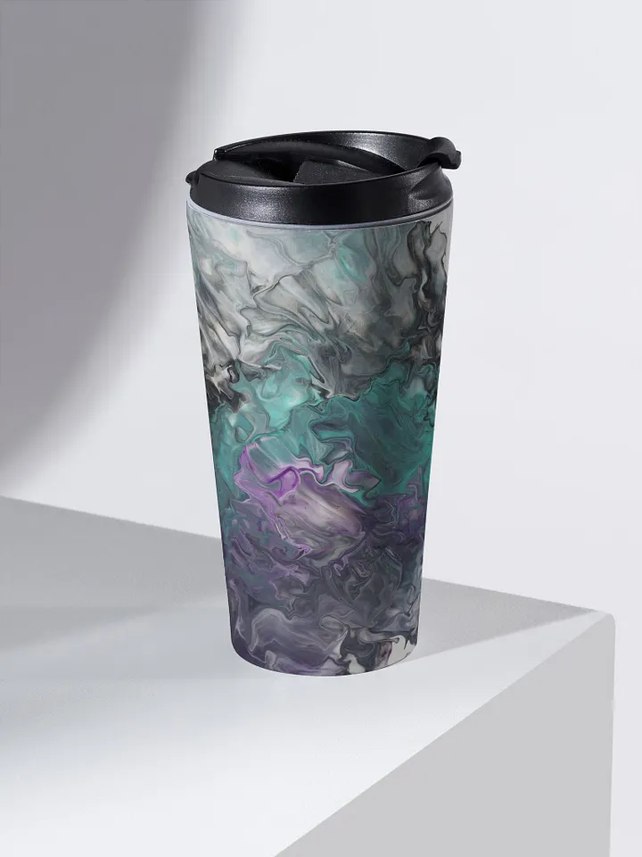 Acrylic Pour Printed Travel Mug - Original FCCA Design product image (2)