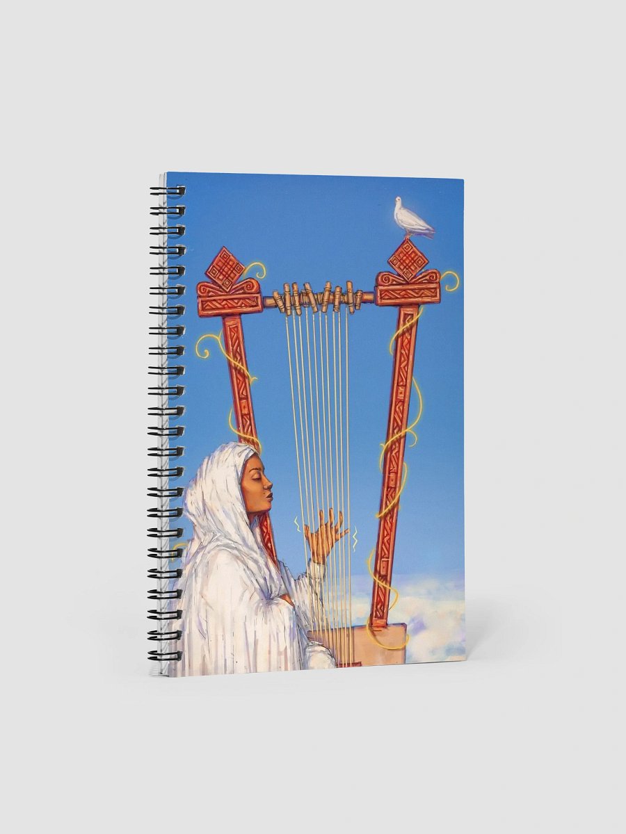 Ethiopian Orthodox Mezmur Debter Spiral Notebook – Ge’ez Amharic Hymn Journal for Church & Prayer Use-Spiral Notebook product image (3)