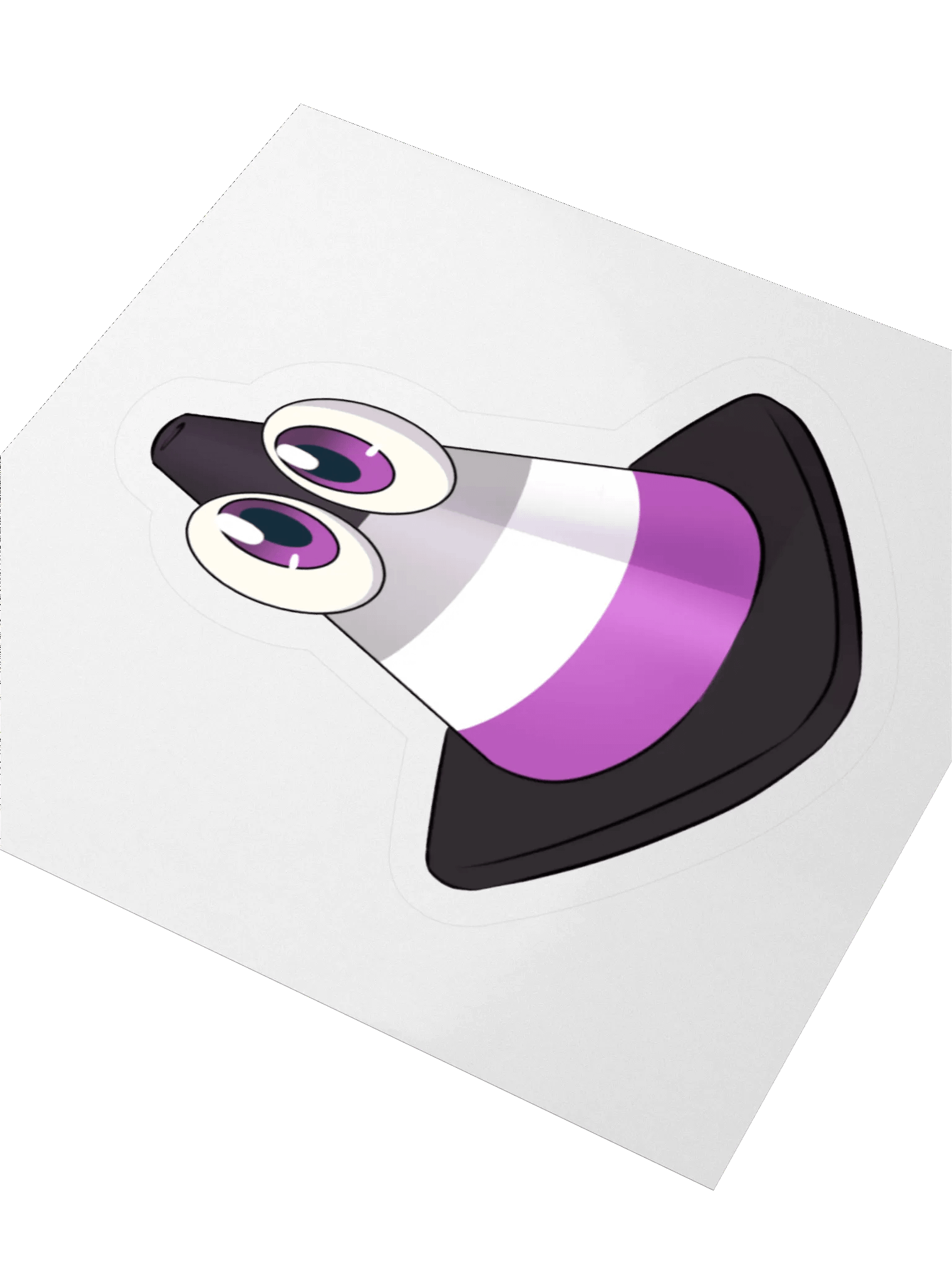 Pride Cone Sticker - Ace product image (3)