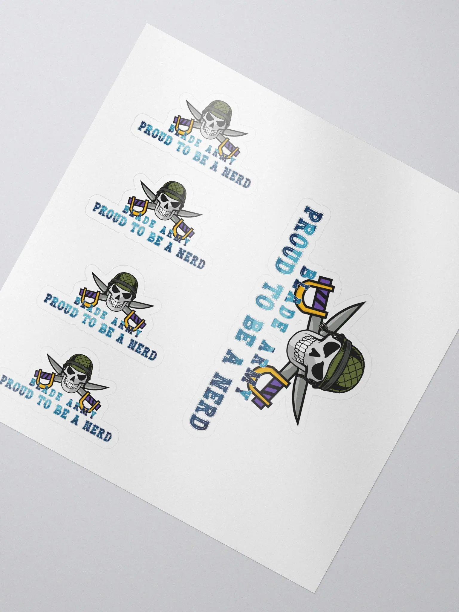 BLADE Army Proud to be a nerd Stickers product image (2)