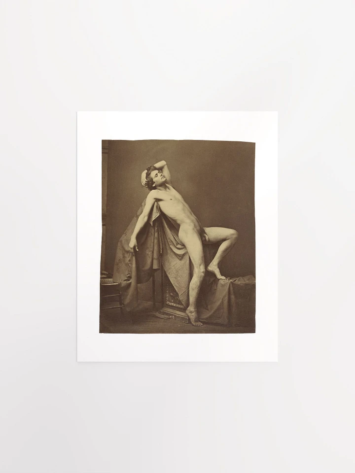 Male Figure In Repose By Gaudenzio Marconi (c. 1860) - Print product image (3)