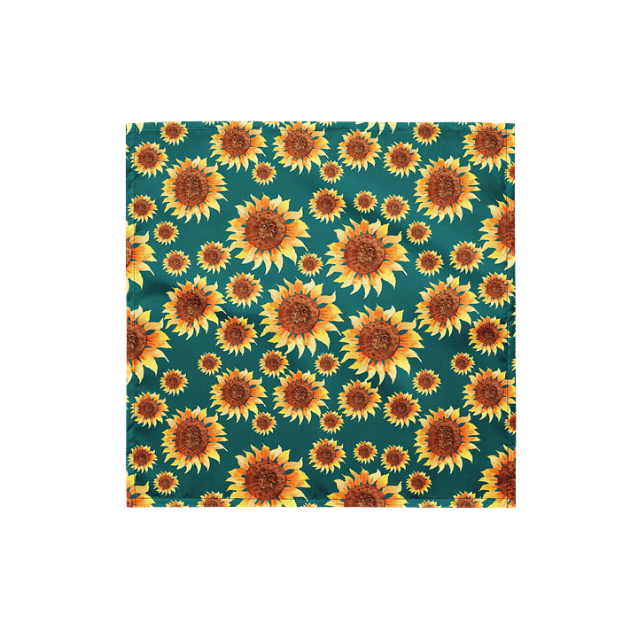 Blue Sunflower Bandana product image (2)