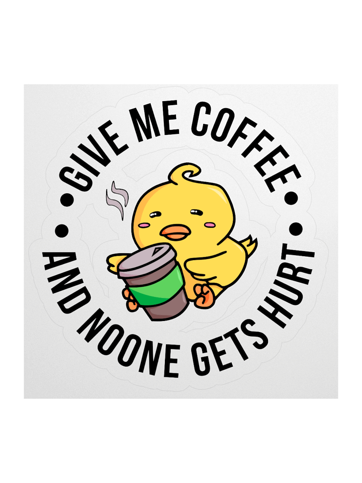 Give Me Coffee Sticker product image (2)